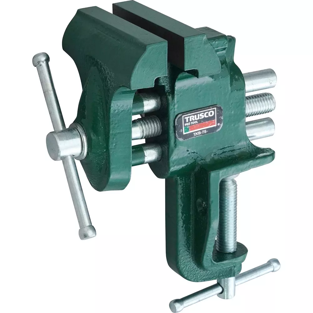 TRUSCO Compact Vice 65 mm Maximum Jaw Opening, TKB-75