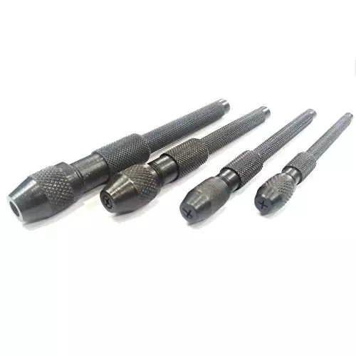 Assorts Collet Vice Set Alloy Steel 0-4 mm Capacity Accurate Drilling & Tapping (Pack of 4)