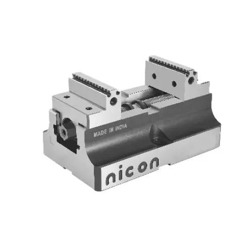 Nicon Precision Self Centering 5-Axis Machine Vice Steel Body 50 mm Jaw Width and 60 mm Opening, FAV50M