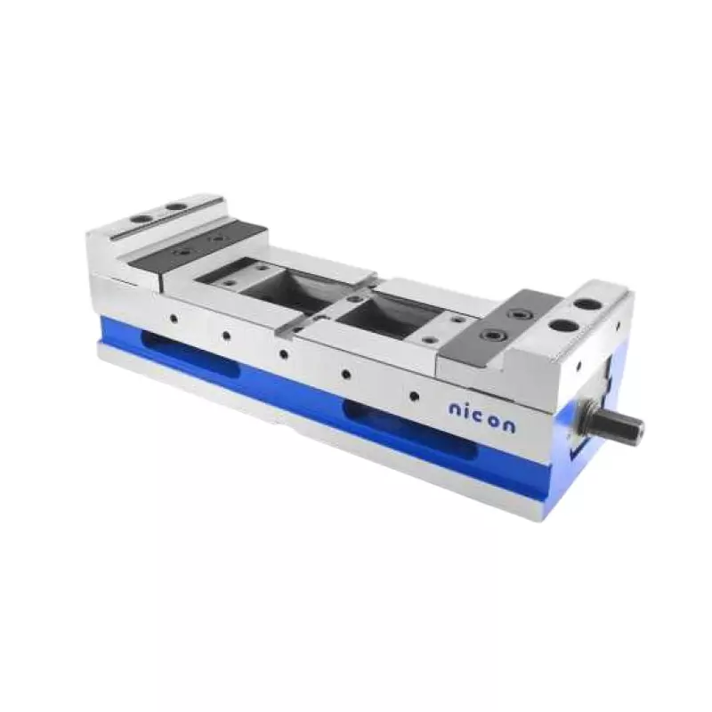 Nicon Precision Self Centering High Grip Machine Vice 150 mm Jaw Width, 160 mm Double Station and 380 mm Single Station Opening, SHGV150
