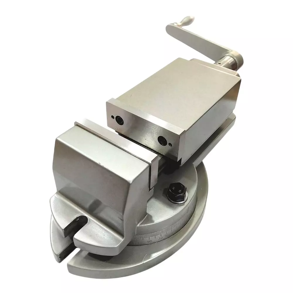 Assorts Milling Vise Caste Iron & Steel Hardened Jaws 100 mm Width 40 mm Depth Swivel Base