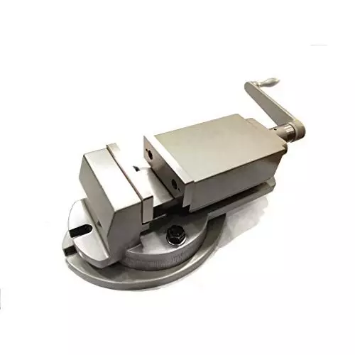Assorts Milling Vise Caste Iron & Steel Hardened Jaws 100 mm Width 40 mm Depth Swivel Base