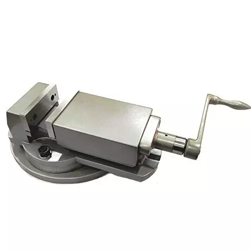 Assorts Milling Vise Caste Iron & Steel Hardened Jaws 100 mm Width 40 mm Depth Swivel Base
