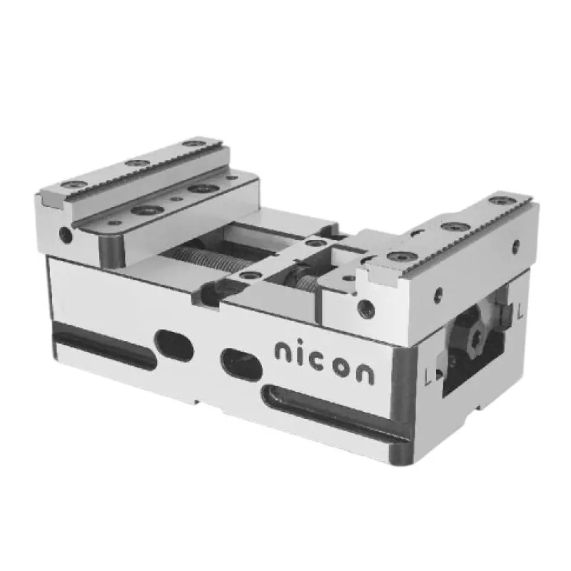 Nicon Precision Self Centering 5-Axis Machine Vice Steel Body 125 mm Jaw Width and 250 mm Opening, FAV125-XL