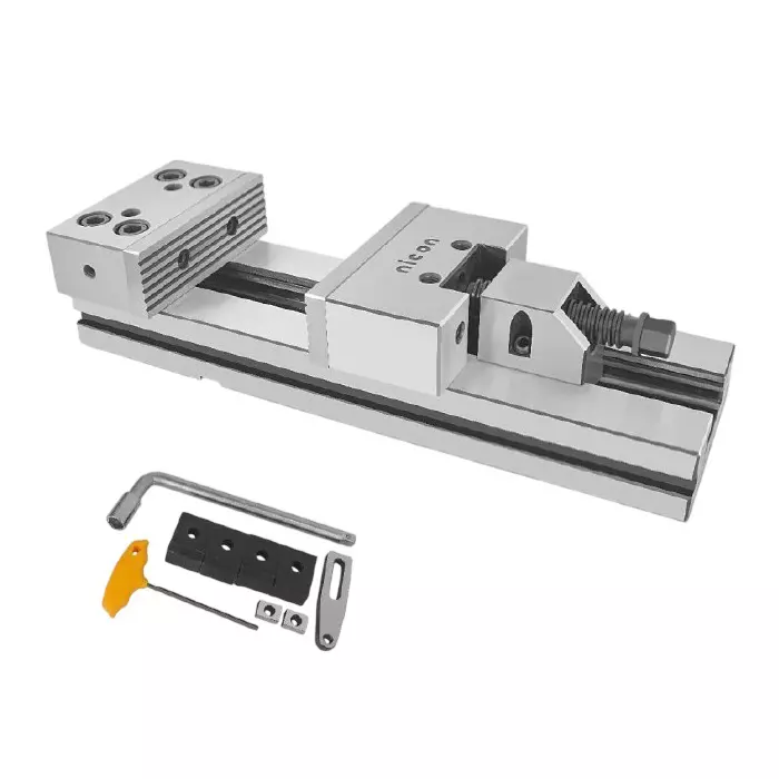 Nicon Precision Modular Machine Vice Drop Forged Steel Body 150 mm Jaw Width and 300 mm Opening, MPV150+