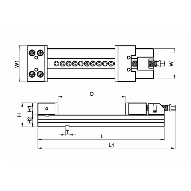Nicon Precision Modular Machine Vice Drop Forged Steel Body 150 mm Jaw Width and 300 mm Opening, MPV150+