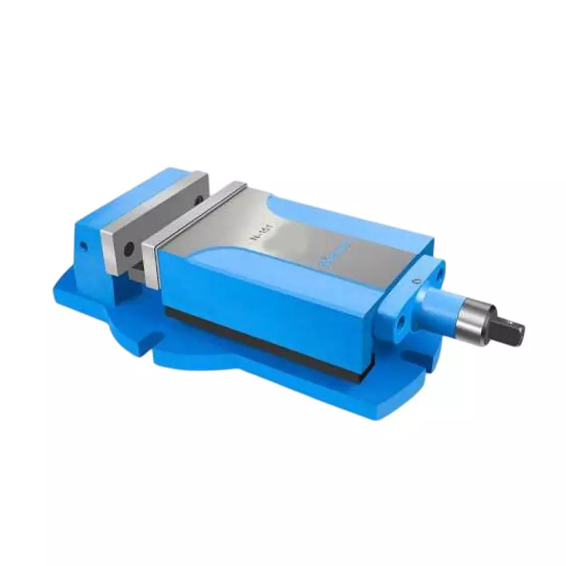 Nicon Precision Milling Machine Vice Closed Grain Cast Iron Body 200 mm Jaw Width and 200 mm Opening, MV200