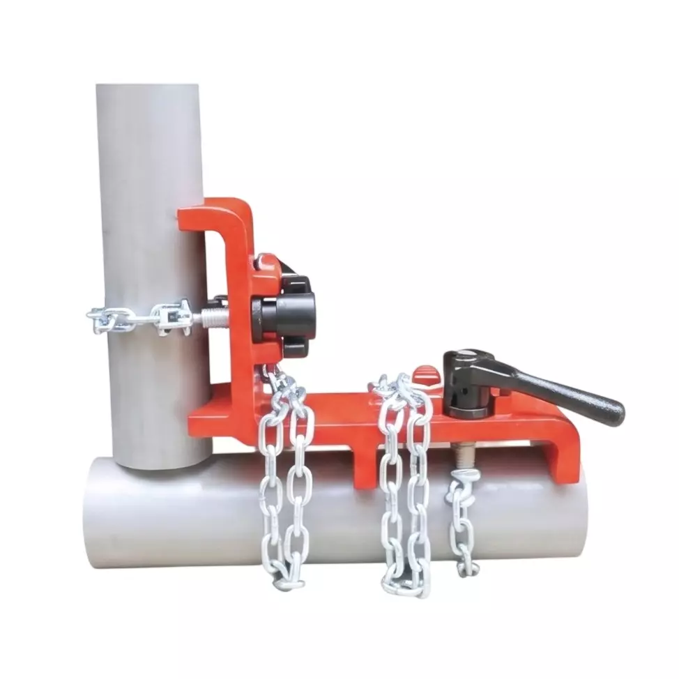 Inder Pipe Welding Vice Metal Body Size 1/2 to 12 inch (15-300 mm) for Aligning Angle Pipes, 518B