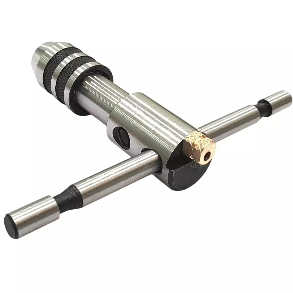 Assorts Adjustable Tap Wrench Alloy Steel Hardened Steel Jaw 4 to 6 mm (5/32 to 1/4 Inch)