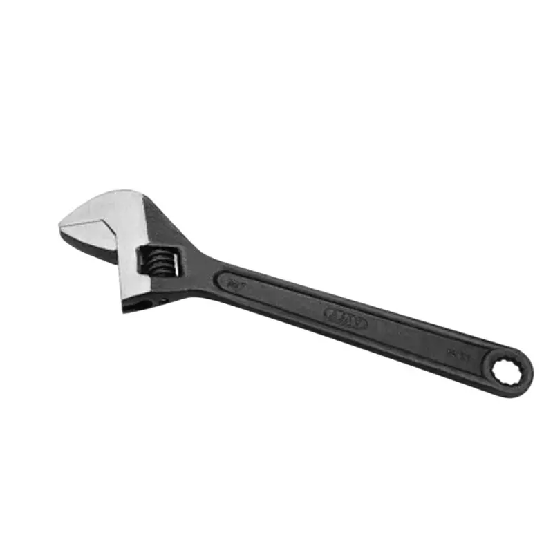 Ajay Adjustable Wrench Bright Forged Steel 380 mm (15 inch), AJ-143 (Pack of 5 Pcs)