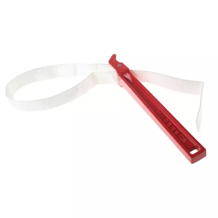 Facom Strap Wrench, 760 mm Overall, 125mm Jaw Capacity, Metal Handle, 138A.30