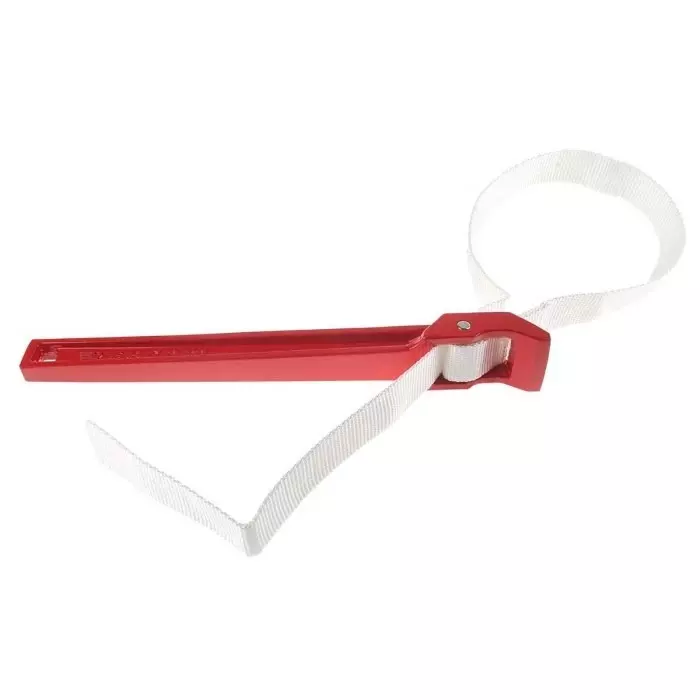Facom Strap Wrench, 760 mm Overall, 125mm Jaw Capacity, Metal Handle, 138A.30