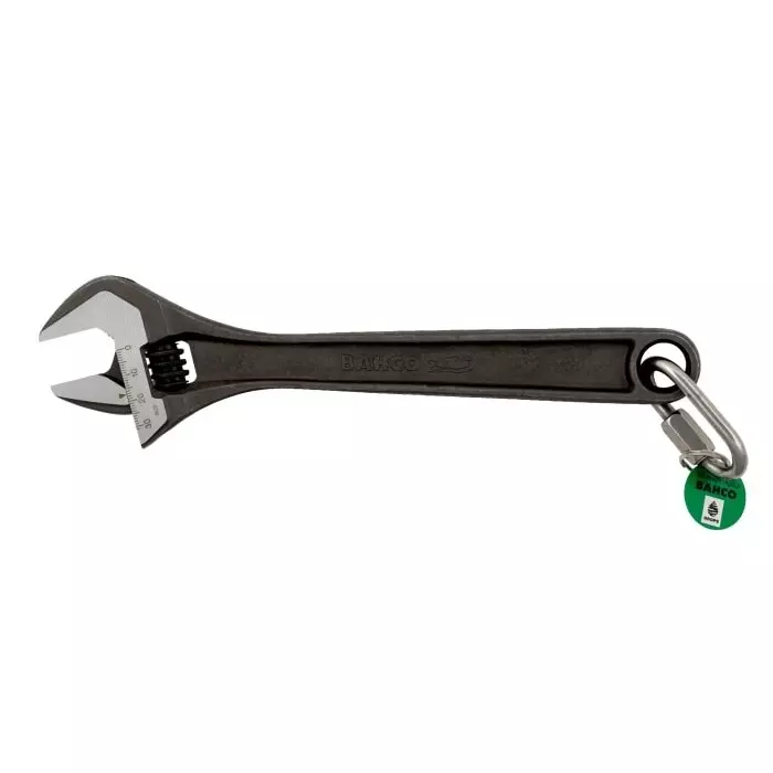 Bahco Adjustable Spanner 460 mm Overall 53 mm Jaw Capacity Metal Handle, TAH8075