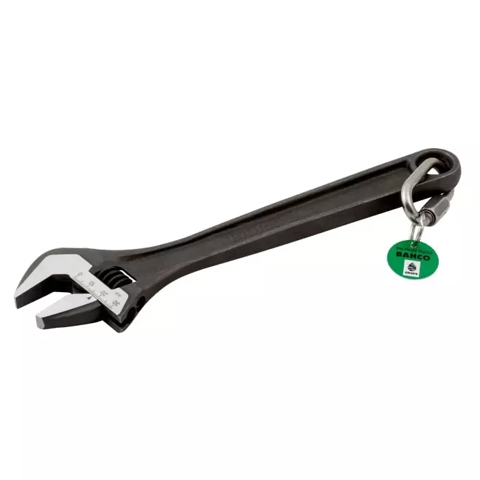 Bahco Adjustable Spanner 460 mm Overall 53 mm Jaw Capacity Metal Handle, TAH8075