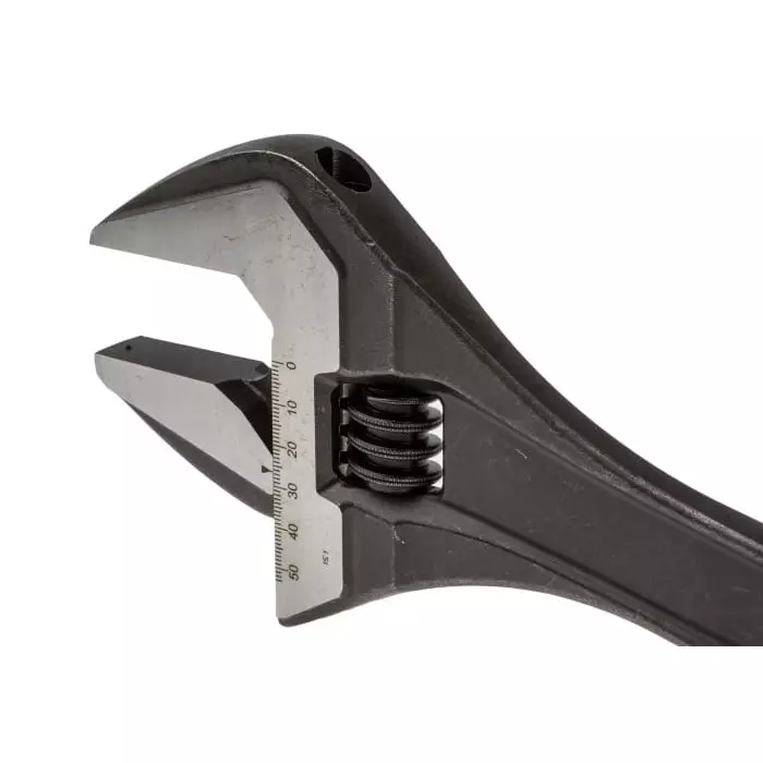 Bahco Adjustable Spanner 460 mm Overall 53 mm Jaw Capacity Metal Handle, TAH8075