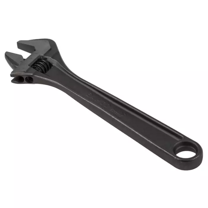Bahco Adjustable Spanner 255 mm Overall 31 mm Jaw Capacity Metal Handle, 8072 IP