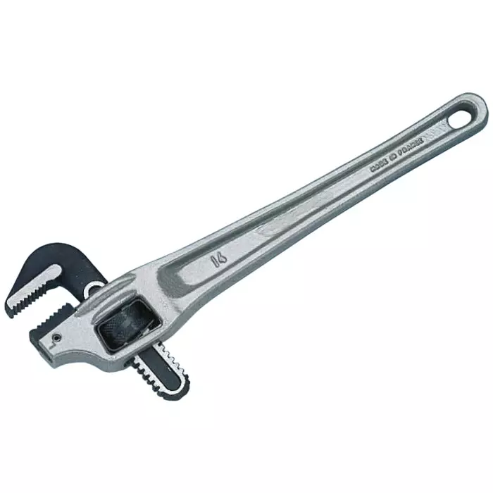 Facom Pipe Wrench, 450.0 mm Overall, 60mm Jaw Capacity, Metal Handle, 135A.18