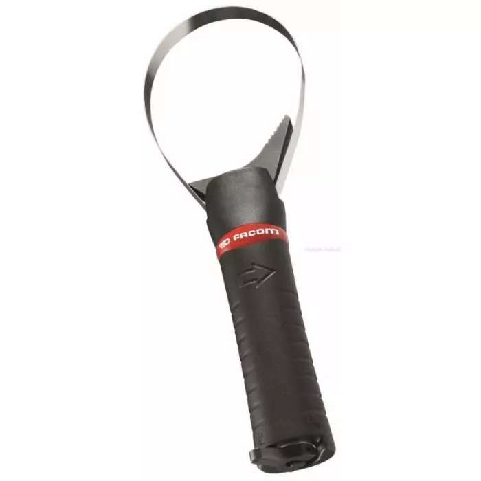 Facom Strap Wrench, 230 mm Overall, 66 - 150mm Jaw Capacity, Plastic Handle, U.48PLPB