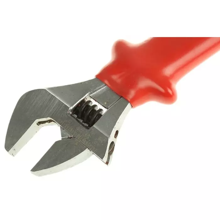 Bahco Adjustable Spanner 390 mm Overall 43 mm Jaw Capacity Insulated Handle VDE/1000V, 8074V