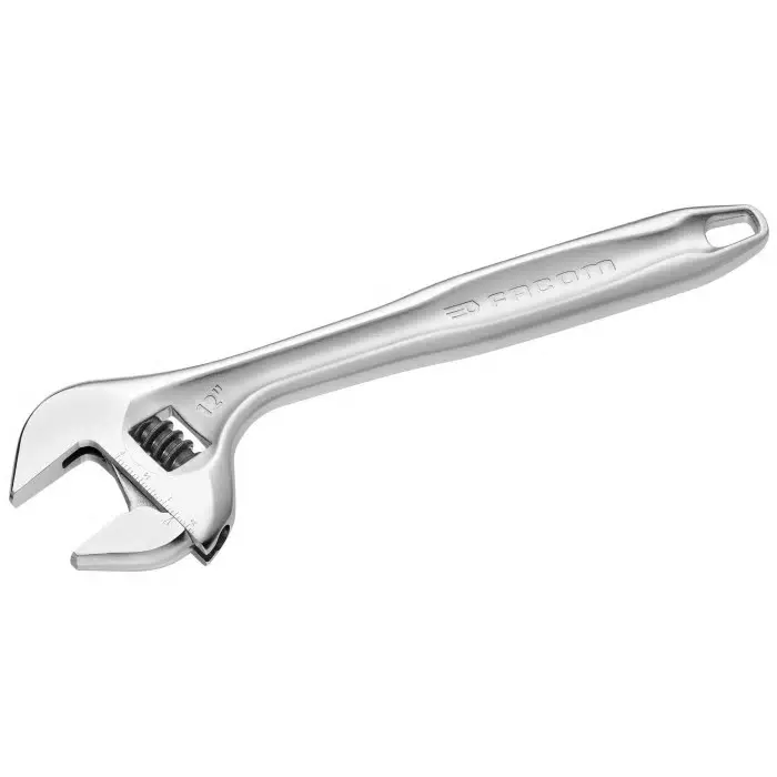 Facom Adjustable Spanner, Bi-Material Handle, 101.18PB