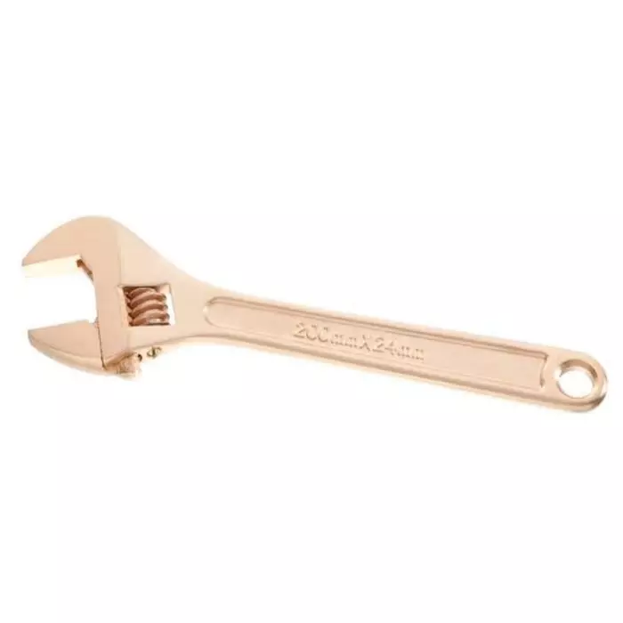 Facom Adjustable Spanner, 375 mm Overall, 46mm Jaw Capacity, Metal Handle, Non-Sparking, 113A.15SR