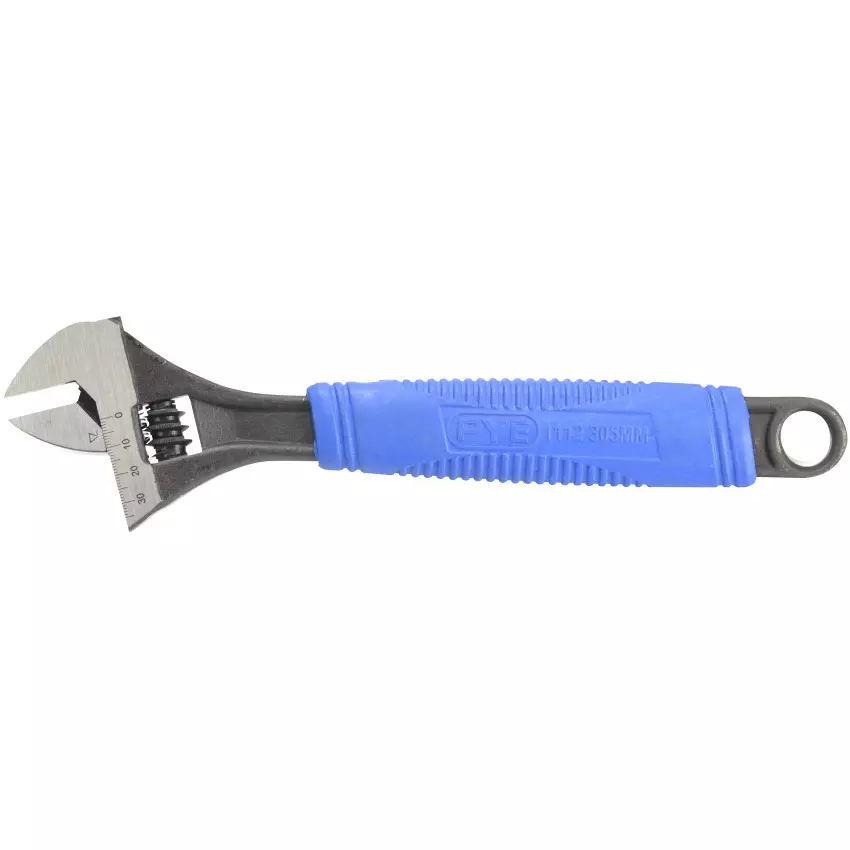 Pye Insulated Adjustable Wrench Blue Handle Color 205 mm Size, PYE-1108-i