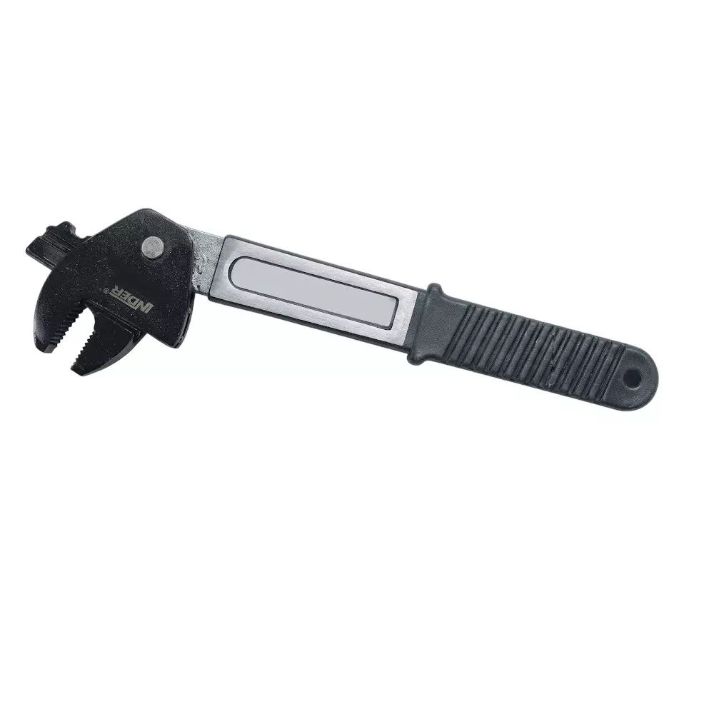 Inder Quick Adjustable Wrench Spanner Type Black Color Metal Body and A/F (15-41 mm), M10-M24 Size, 546B