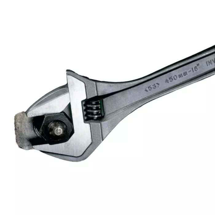 Bahco Adjustable Spanner 380 mm Overall 21.5 mm Jaw Capacity Metal Handle, 8074