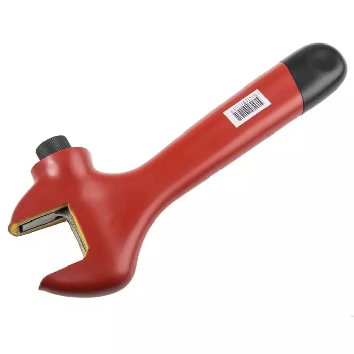 Bahco Adjustable Spanner 255 mm Overall 34 mm Jaw Capacity Insulated Handle VDE/1000V, 8072VLT