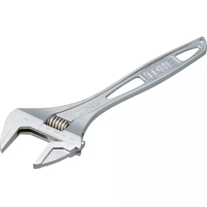 TONE Hyper Worm-Screw Monkey Wrench With Scale, MWR-375