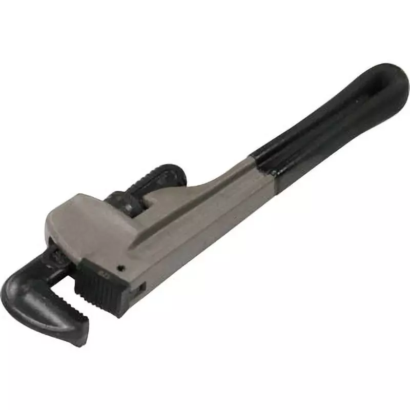TONE Aluminum Pipe Wrench 40 mm Maximum Jaw Opening for 49 mm, ALPW-250