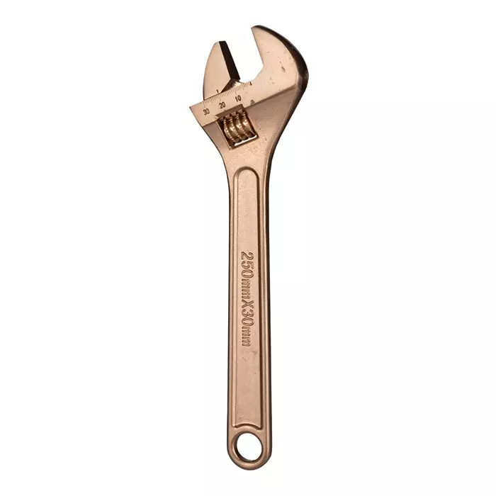 Bahco Adjustable Spanner 250 mm Overall 30 mm Jaw Capacity Metal Handle Non-Sparking, NSB001-250