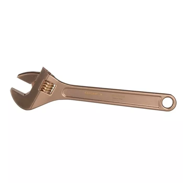 Bahco Adjustable Spanner 250 mm Overall 30 mm Jaw Capacity Metal Handle Non-Sparking, NSB001-250
