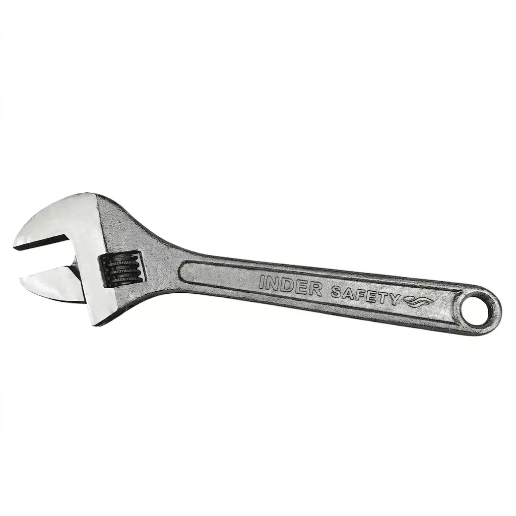 Inder Adjustable Wrench Type Grey Color Metal Body and 30 inch (762 mm) Size, 36G