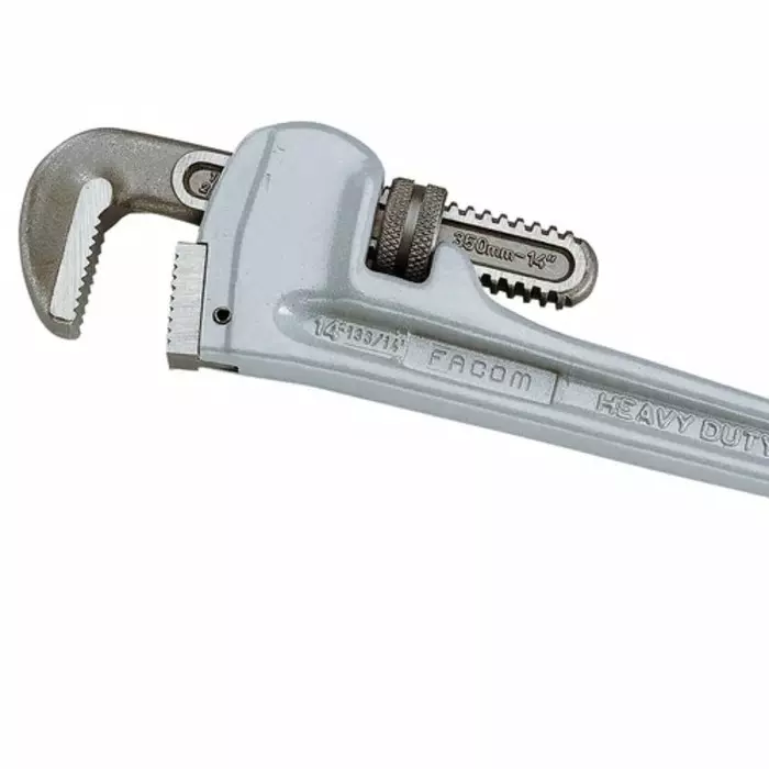 Facom Pipe Wrench, 350 mm Overall, 60mm Jaw Capacity, 133A.14
