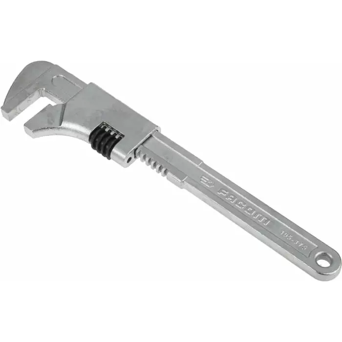 Facom Adjustable Spanner, 375 mm Overall, 80mm Jaw Capacity, Metal Handle, 105.375
