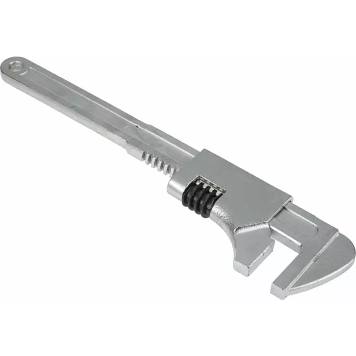 Facom Adjustable Spanner, 375 mm Overall, 80mm Jaw Capacity, Metal Handle, 105.375