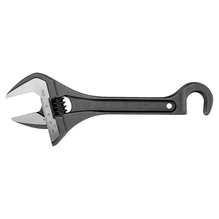 Bahco Adjustable Spanner 254.5 mm Overall 46 mm Jaw Capacity Metal Handle, 33H