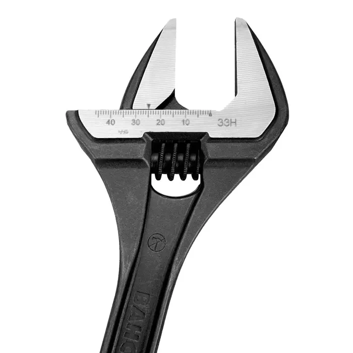 Bahco Adjustable Spanner 254.5 mm Overall 46 mm Jaw Capacity Metal Handle, 33H
