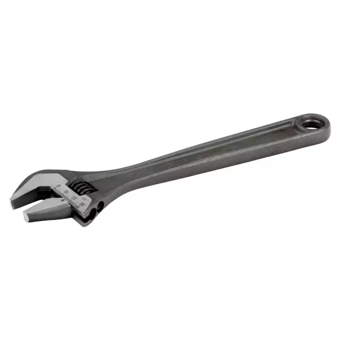 Bahco Adjustable Spanner 380 mm Overall 44 mm Jaw Capacity Metal Handle, 8074 IP