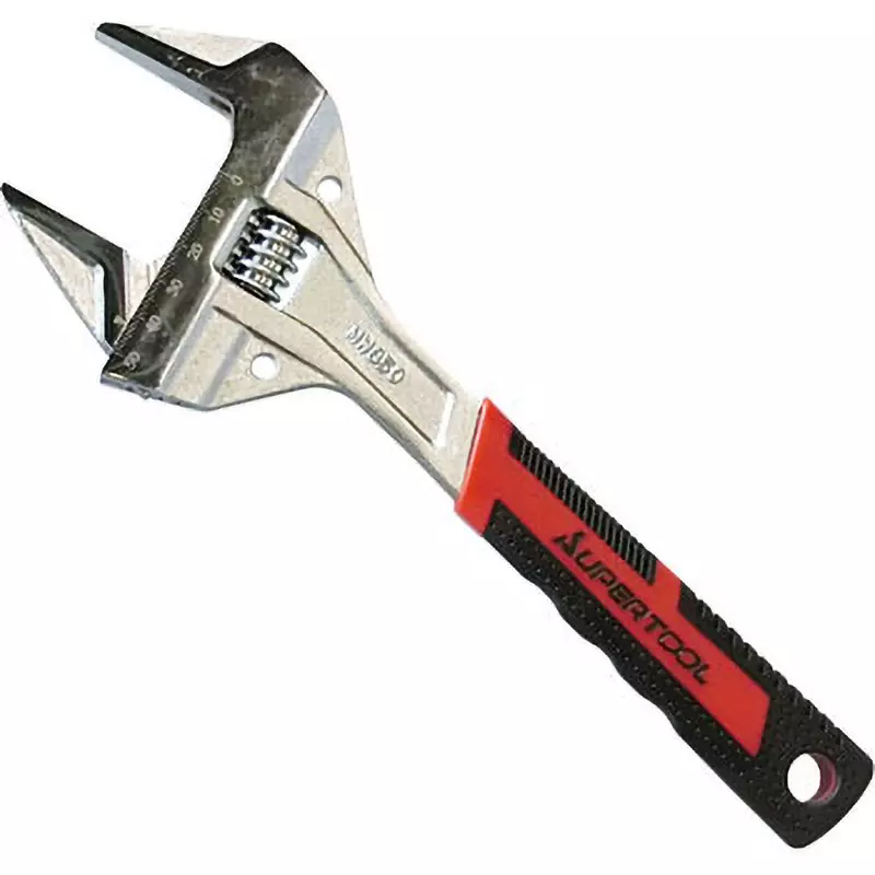 Super Tool Wide Adjustable Wrench 260 mm Overall Length, MWG50