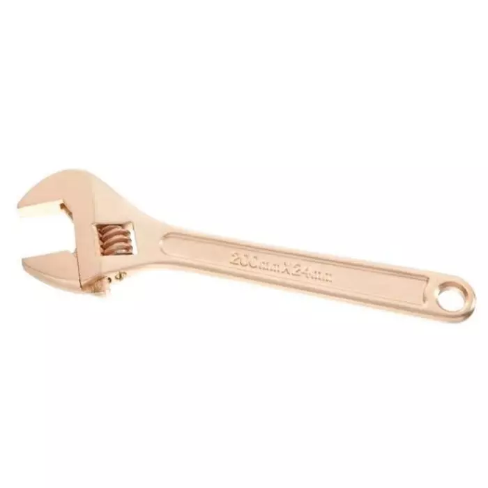 Facom Adjustable Spanner, 450 mm Overall, 55mm Jaw Capacity, Metal Handle, Non-Sparking, 113A.18SR