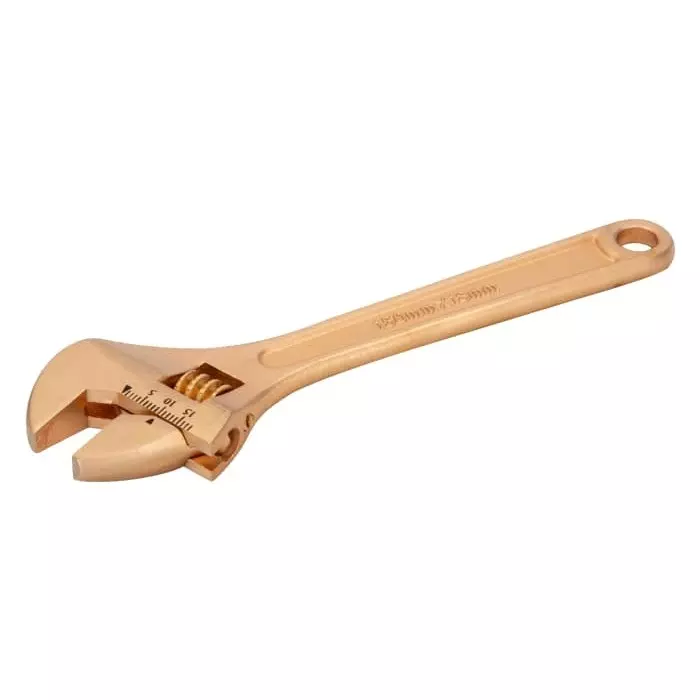 Bahco Adjustable Spanner 300 mm Overall 36 mm Jaw Capacity Metal Handle Non-Sparking, NSB001-300