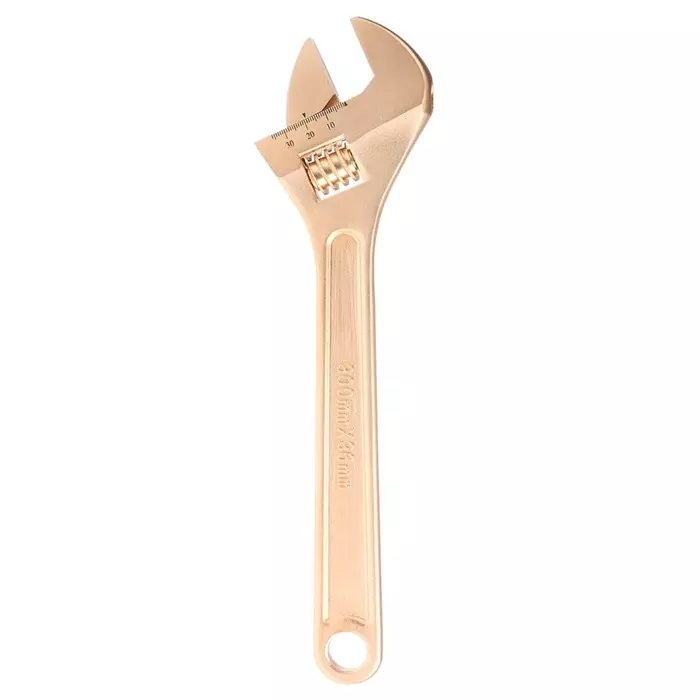 Bahco Adjustable Spanner 300 mm Overall 36 mm Jaw Capacity Metal Handle Non-Sparking, NSB001-300