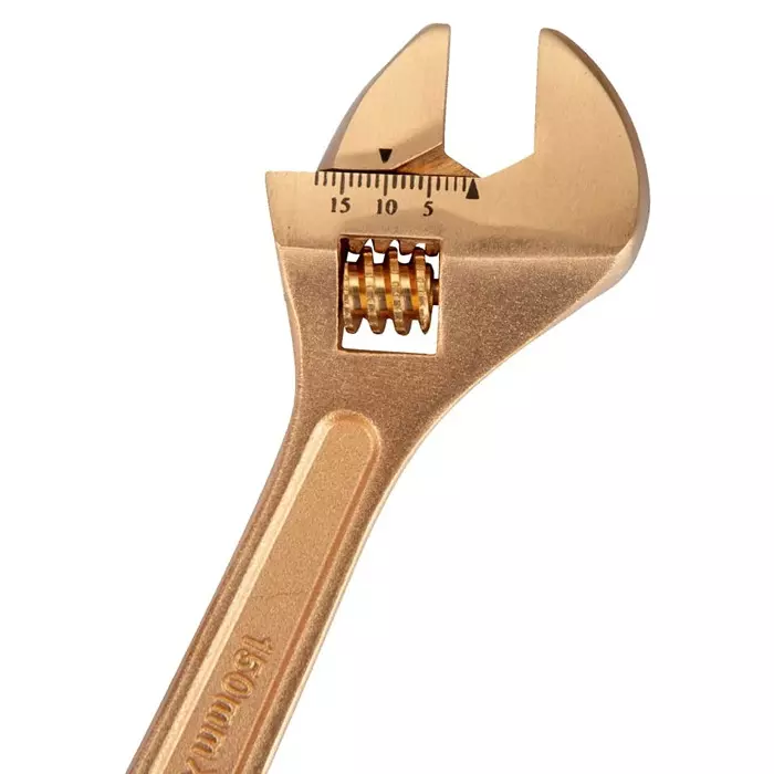 Bahco Adjustable Spanner 300 mm Overall 36 mm Jaw Capacity Metal Handle Non-Sparking, NSB001-300