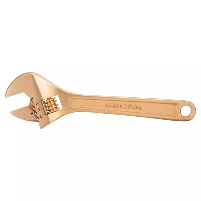 Bahco Adjustable Spanner 300 mm Overall 36 mm Jaw Capacity Metal Handle Non-Sparking, NSB001-300