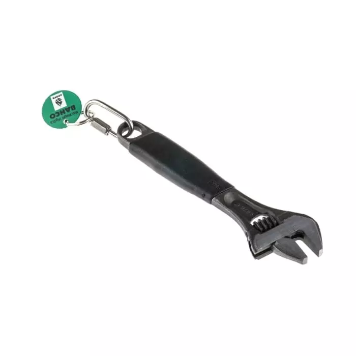 Bahco Adjustable Spanner 158 mm Overall 20 mm Jaw Capacity Rubber Grip Handle, TAH9070