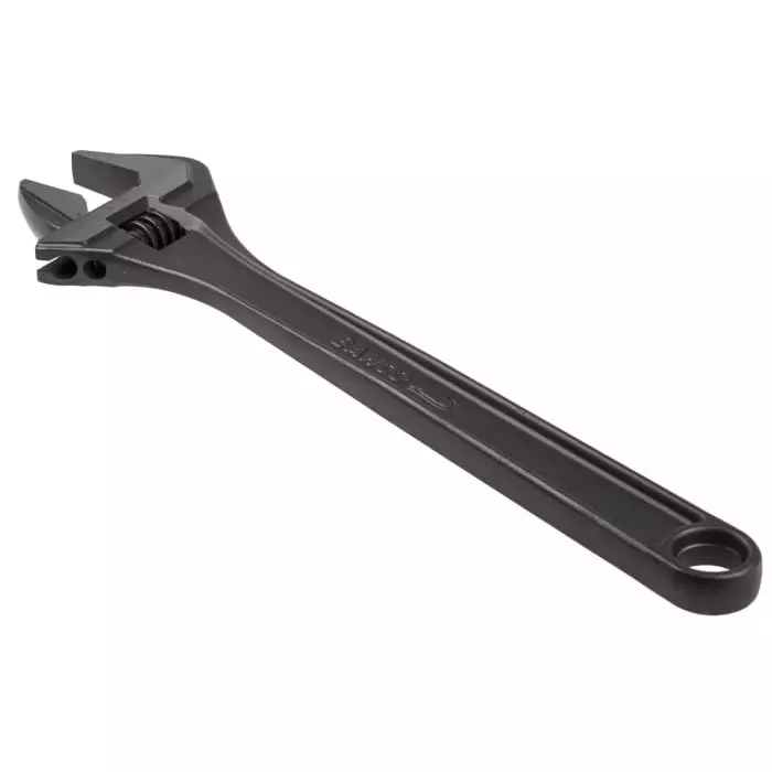 Bahco Adjustable Spanner 455 mm Overall 53 mm Jaw Capacity Metal Handle, 8075 IP