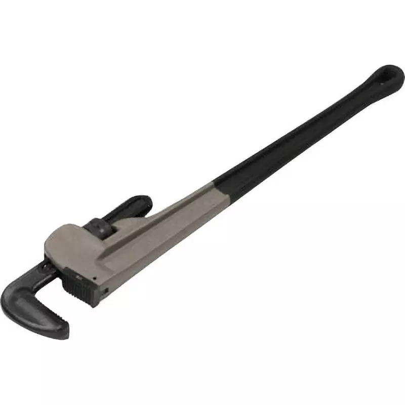 TONE Aluminum Pipe Wrench 140 mm Maximum Jaw Opening for 140 mm, ALPW-900