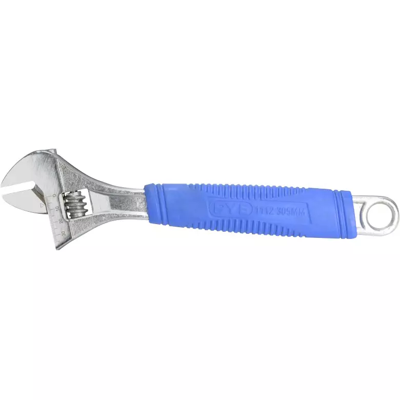 Pye Insulated Adjustable Wrench Blue Handle Color 155 mm Size, PYE-1106-Cl